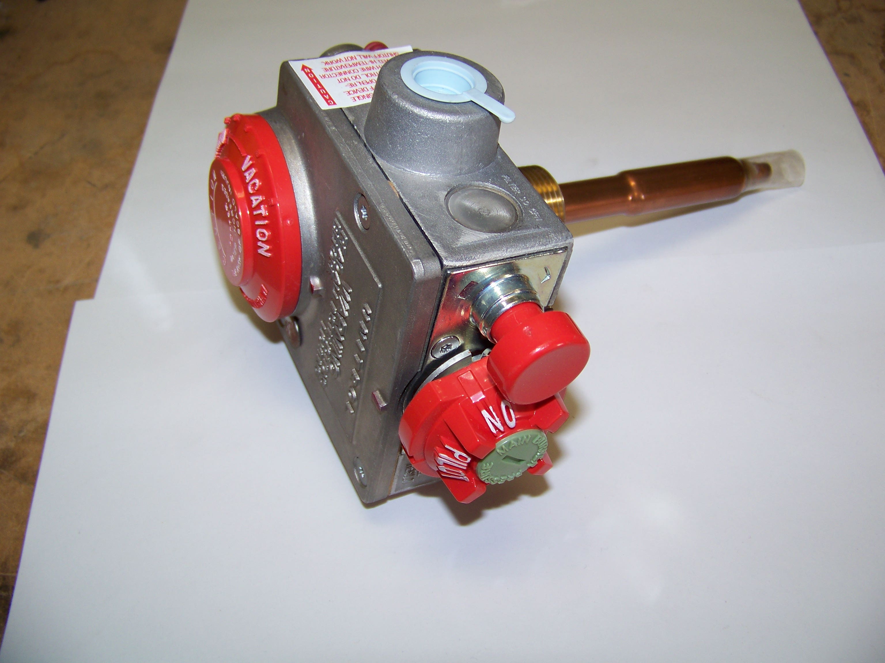 Photo of a Water Heater Gas Valve #110-508