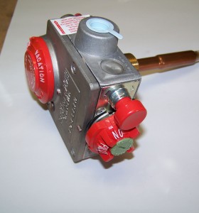 This is a photo of a Water Heater Gas Valve #110-508.